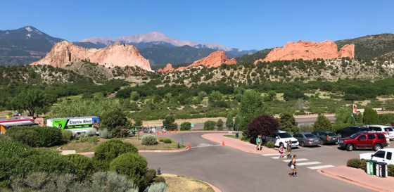 View of Garden Of The Gods From The Visitor Center Overlook