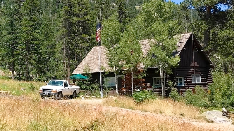 Wild Basin Ranger Station in Rocky Mountain National Park