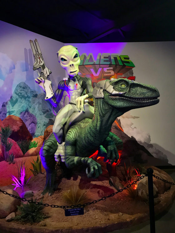 Aliens vs Dinosaurs Museum in Arizona