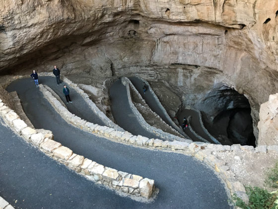 Carlsbad Caverns Natural Entrance Trail Switchbacks