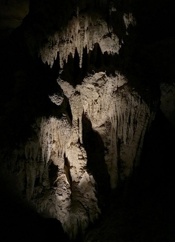 Cave Columns and Stalactites