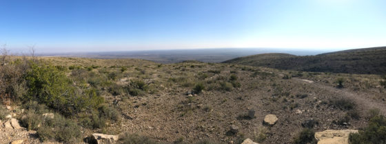 Desert View From Carlsbad Caverns Parking Lot