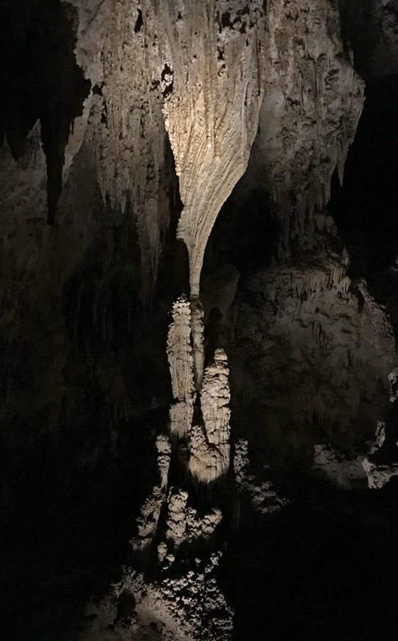 Rock Column at Carlsbad Caverns