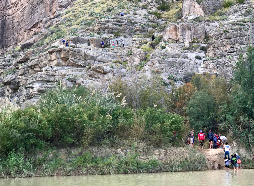 Santa Elena Canyon Trail At Big Bend National Park