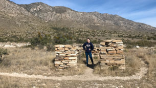 Butterfield Overland Mail Route and Pinery Station Ruins at Guadalupe Mountains National Park