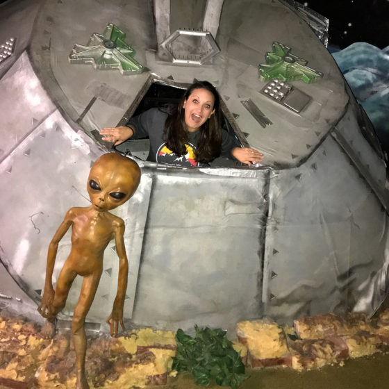 Jennifer Bourn Inside an Alien Spaceship