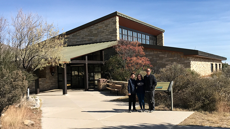 Pine Springs Visitor Center at Guadalupe Mountains National Park