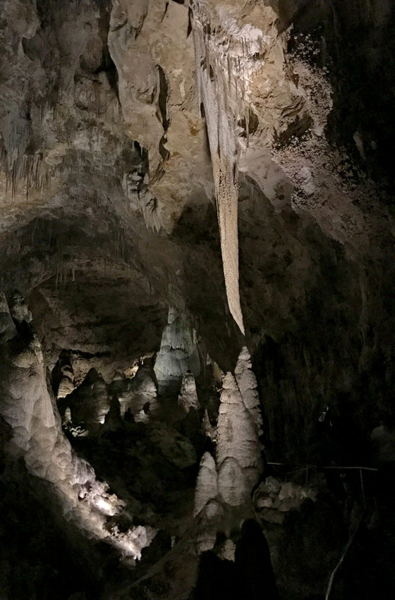 Stalactitites and Stalagmites in the Big Room