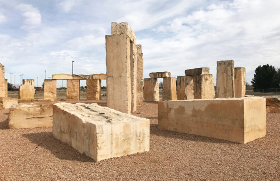 Stonehenge Replica on the campus of University of Texas Permian Basin