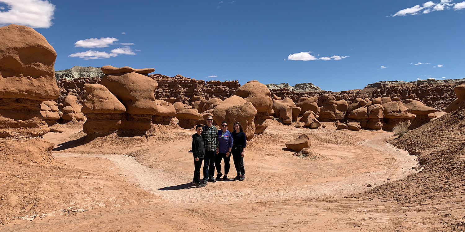 Bourn Family at Goblin Valley