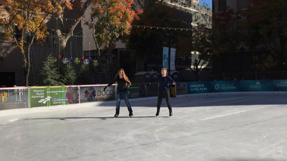 Ice Skating At The Newly Expanded Downtown Sacramento Ice Rink