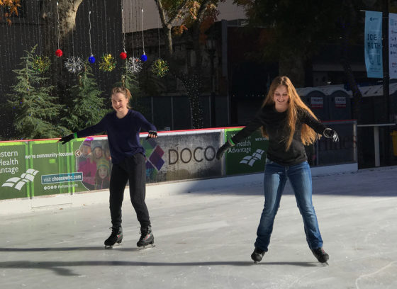 Winter Ice Skating in Sacramento