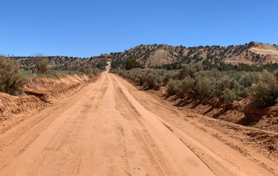 Dirt Road To Grosvenor Arch