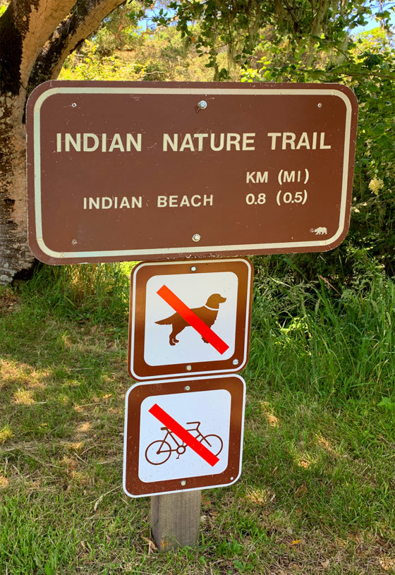Indian Nature Trail Sign