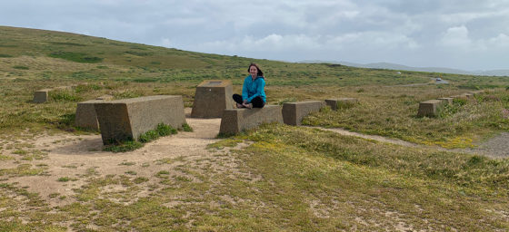 Natalie Bourn at Fishermen Memorial