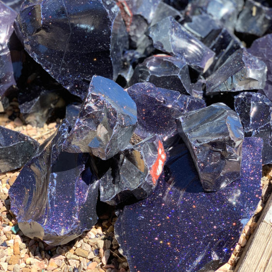 Purple Crystal Rocks