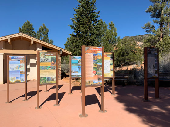 Red Canyon Visitor Center Signs
