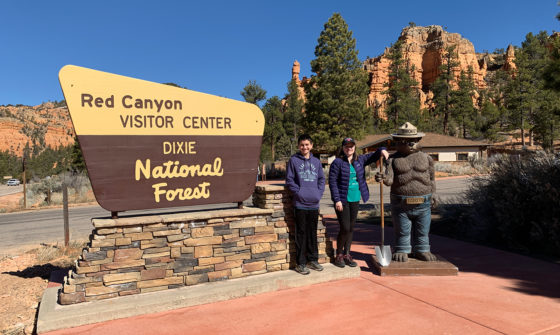 Red Canyon Welcome Sign