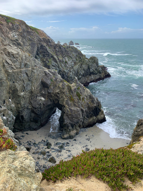 Rock Arch At Bodega Head