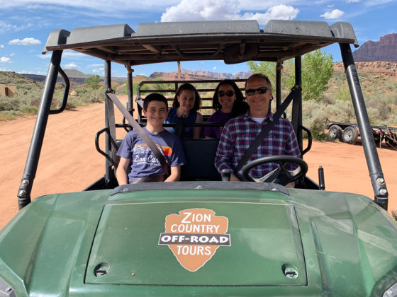 Bourn Family On A Zion Country Off-Road Tour