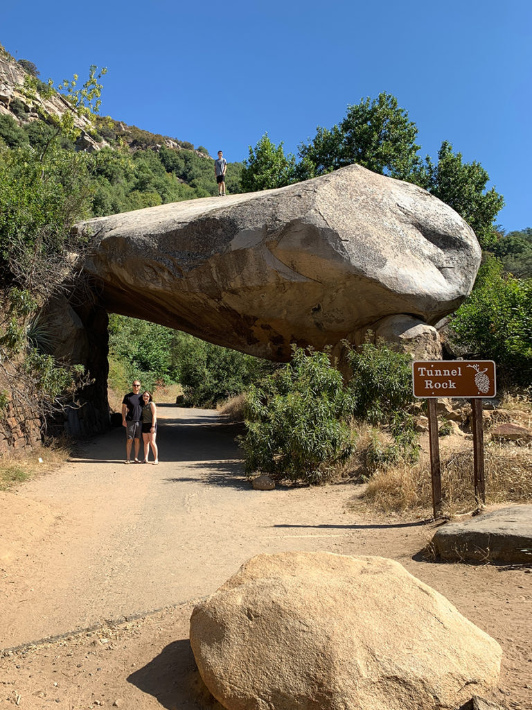 Tunnel Rock And Hospital Rock At Sequoia National Park