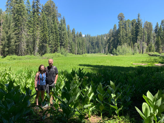 Natalie and Brian Bourn at Crescent Meadow