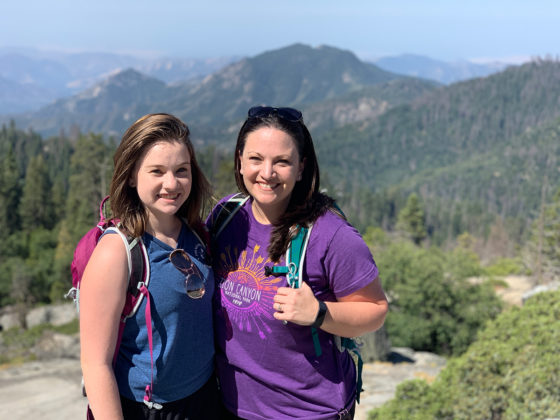 Natalie and Jennifer B ourn at Beetle Rock Overlook