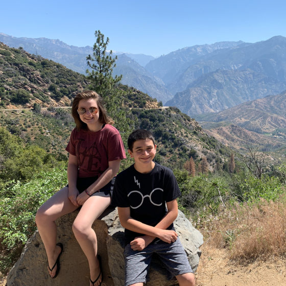 Driving Through Kings Canyon