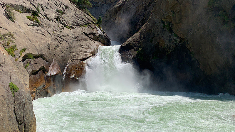 Falls in sequoia outlet national park