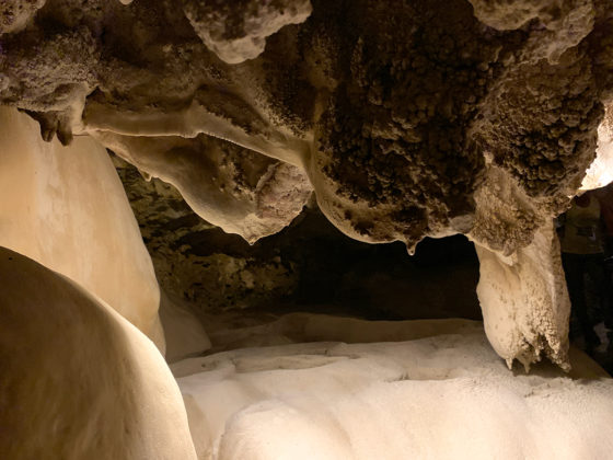 Marble Formations in Boyden Cavern