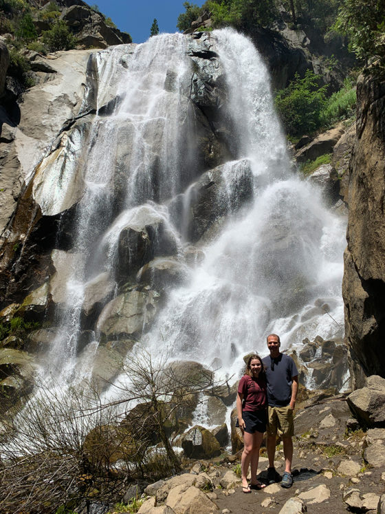 Natalie and Brian Bourn At Grizzly Falls