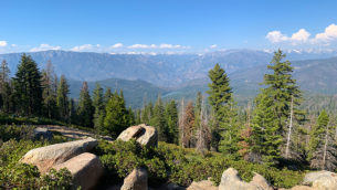 Panoramic Point Overlook at Kings Canyon National Park