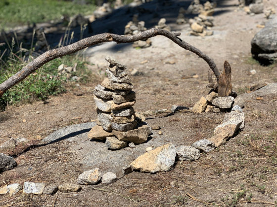 Rock Cairns ANd Stacked Rock Sculptures