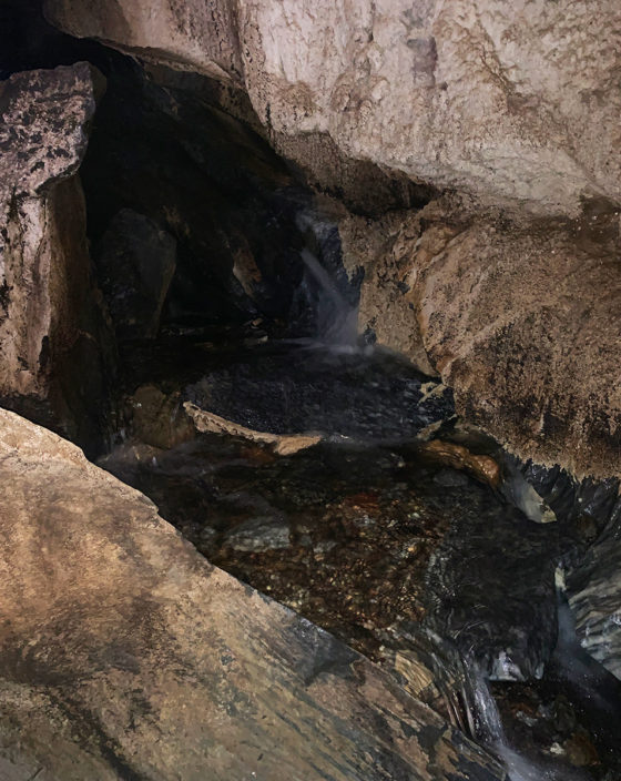 Waterfall at Boyden Cavern