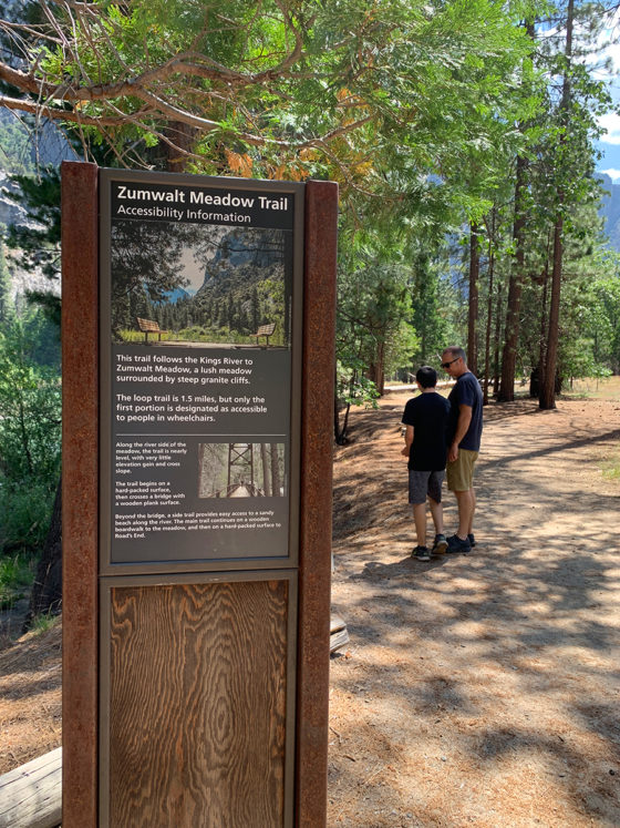 Zumwalt Meadow Trail Sign