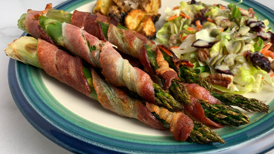 Bacon Wrapped Asparagus Perfect For Lunch, Dinner, Or An Appetizer