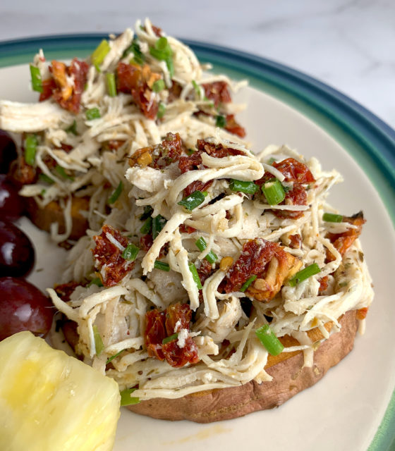Sun Dried Tomato and Chives Chicken Salad