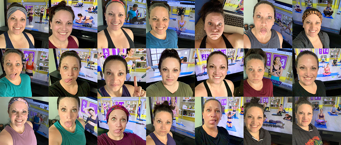 21 Day Fix Real Time Sweaty Selfies