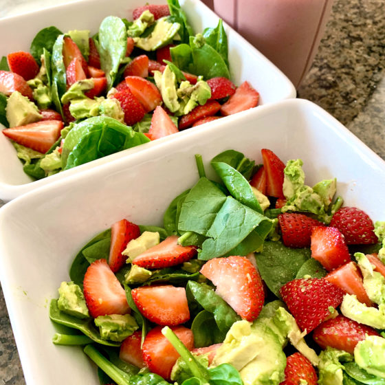 Spinach Strawberry And Avocado Salad